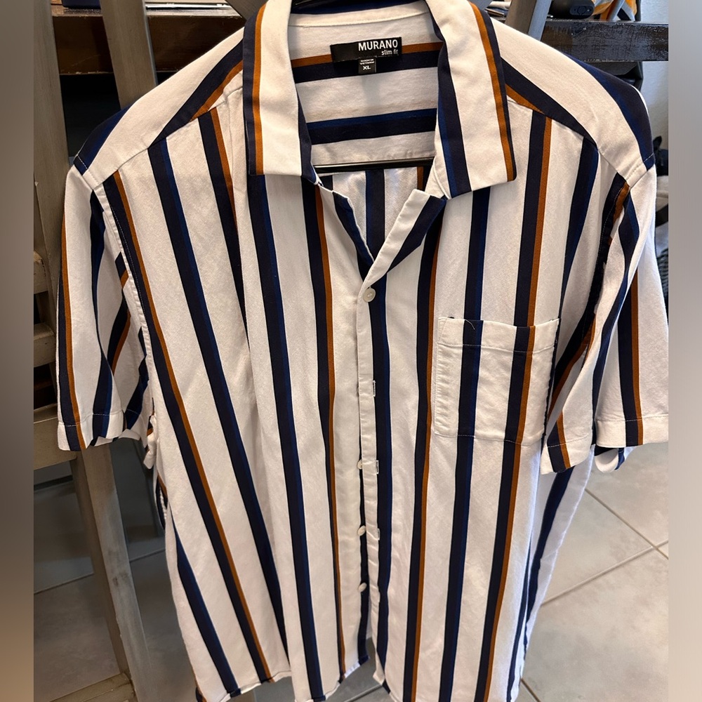 Murano Slim Fit Men’s collared shirt Size XL